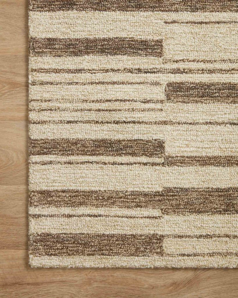 Chris Loves Julia x Loloi Polly Rug - Beige / Tobacco