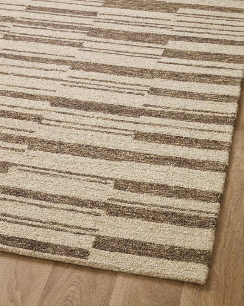 Chris Loves Julia x Loloi Polly Rug - Beige / Tobacco