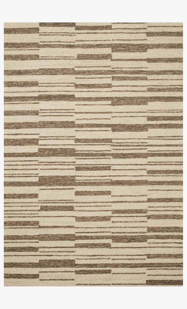 Chris Loves Julia x Loloi Polly Rug - Beige / Tobacco