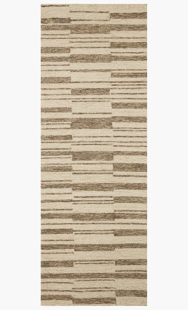 Chris Loves Julia x Loloi Polly Rug - Beige / Tobacco