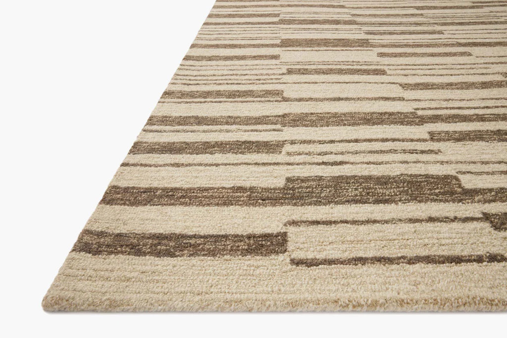 Chris Loves Julia x Loloi Polly Rug - Beige / Tobacco
