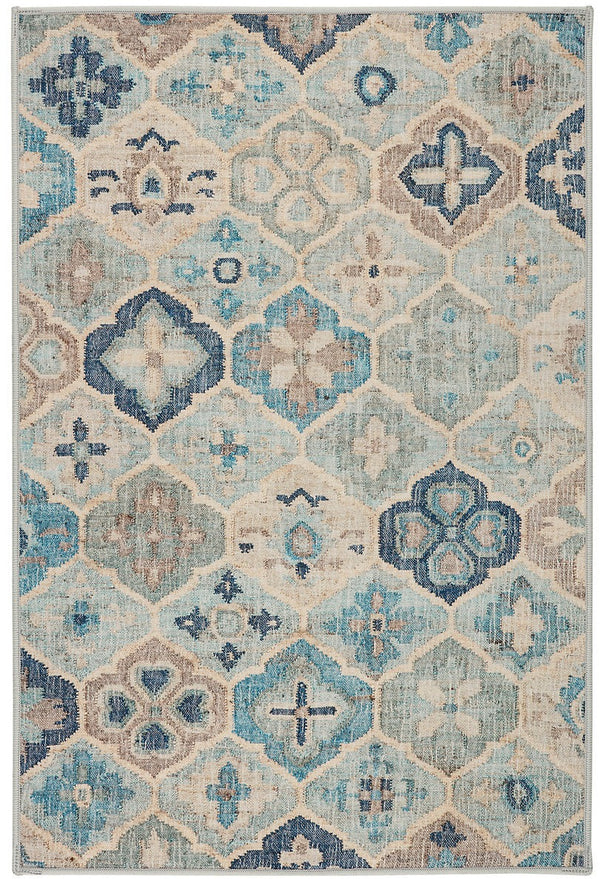 Dash & Albert -  Pali Blue Machine Washable Rug