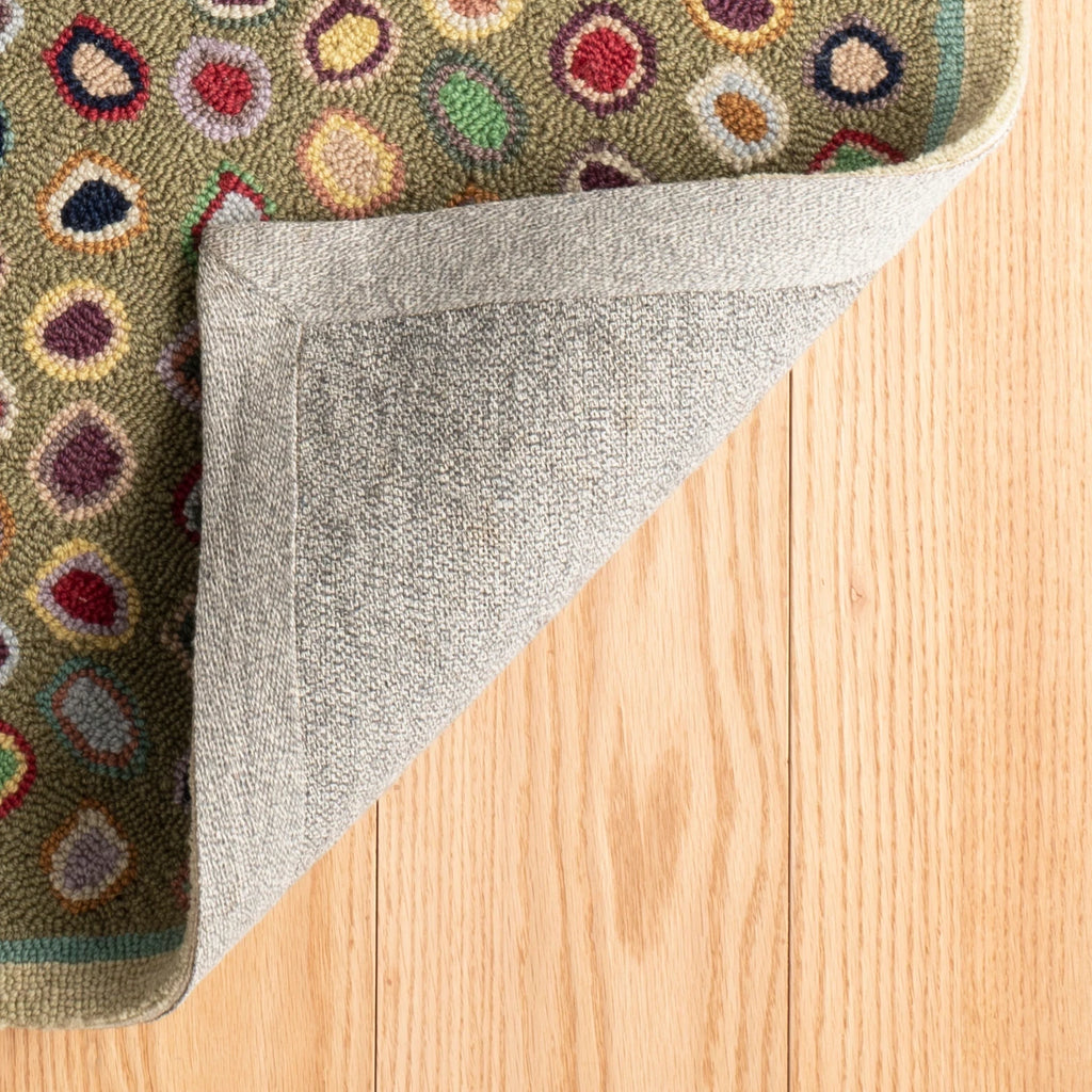 Dash & Albert - Cat's Paw Sage Hand Micro Hooked Wool Rug