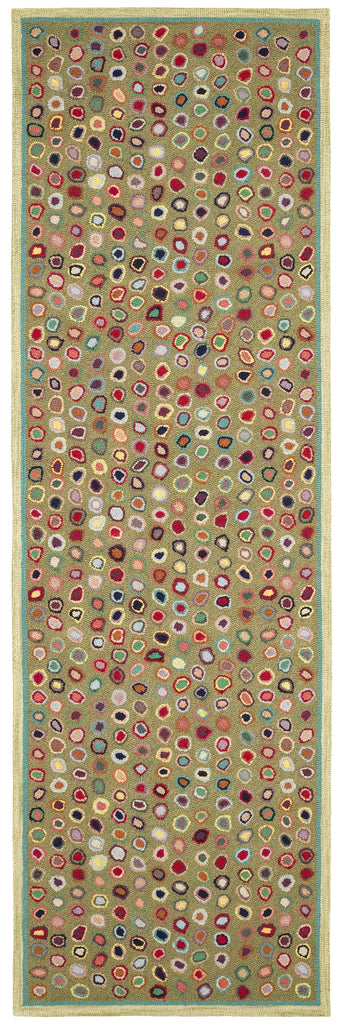 Dash & Albert - Cat's Paw Sage Hand Micro Hooked Wool Rug