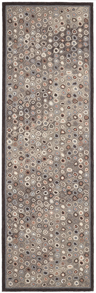 Dash & Albert - Cat's Paw Grey Hand Micro Hooked Wool Rug