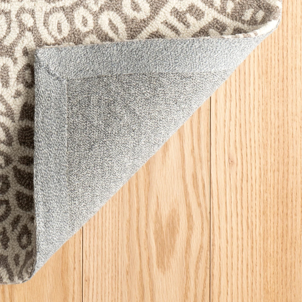 Dash & Albert - Temple Taupe Hand Micro Hooked Wool Rug