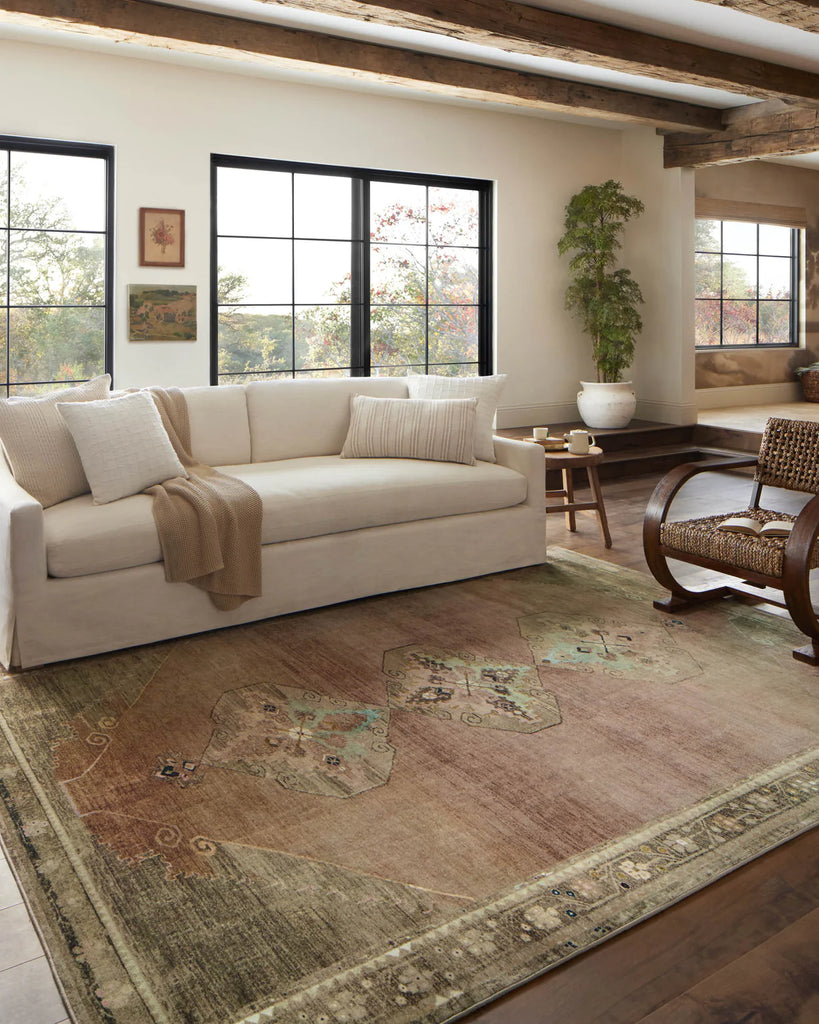 Magnolia Home By Joanna Gaines x Loloi Sinclair Rug - Clay / Tobacco