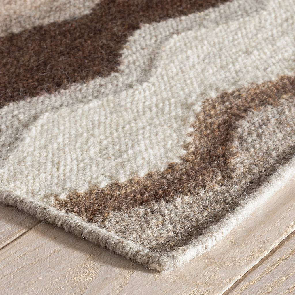 Dash & Albert - Safety Net Neutral Handwoven Wool Rug