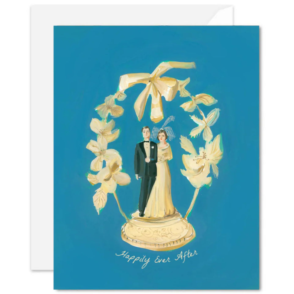 The Happy Couple Wedding Card from Janet Hill Studio