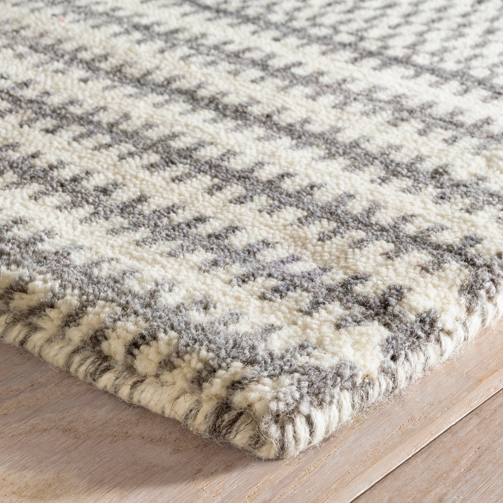 Dash & Albert - Tracks Grey Hand Loom Knotted Wool Rug