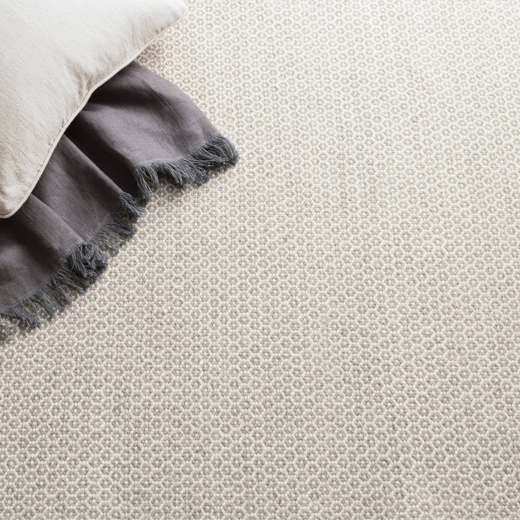 Dash & Albert - Honeycomb Ivory / Grey Handwoven Wool Rug