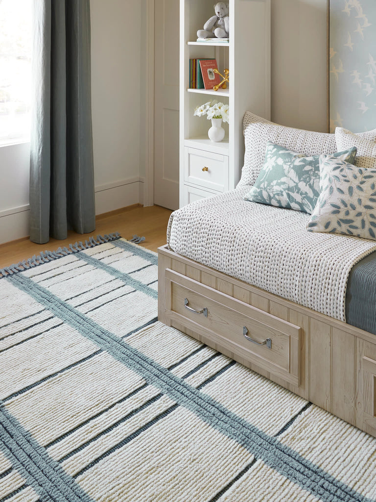 Dash & Albert - Tory Pewter Blue Hand Knotted Wool Rug