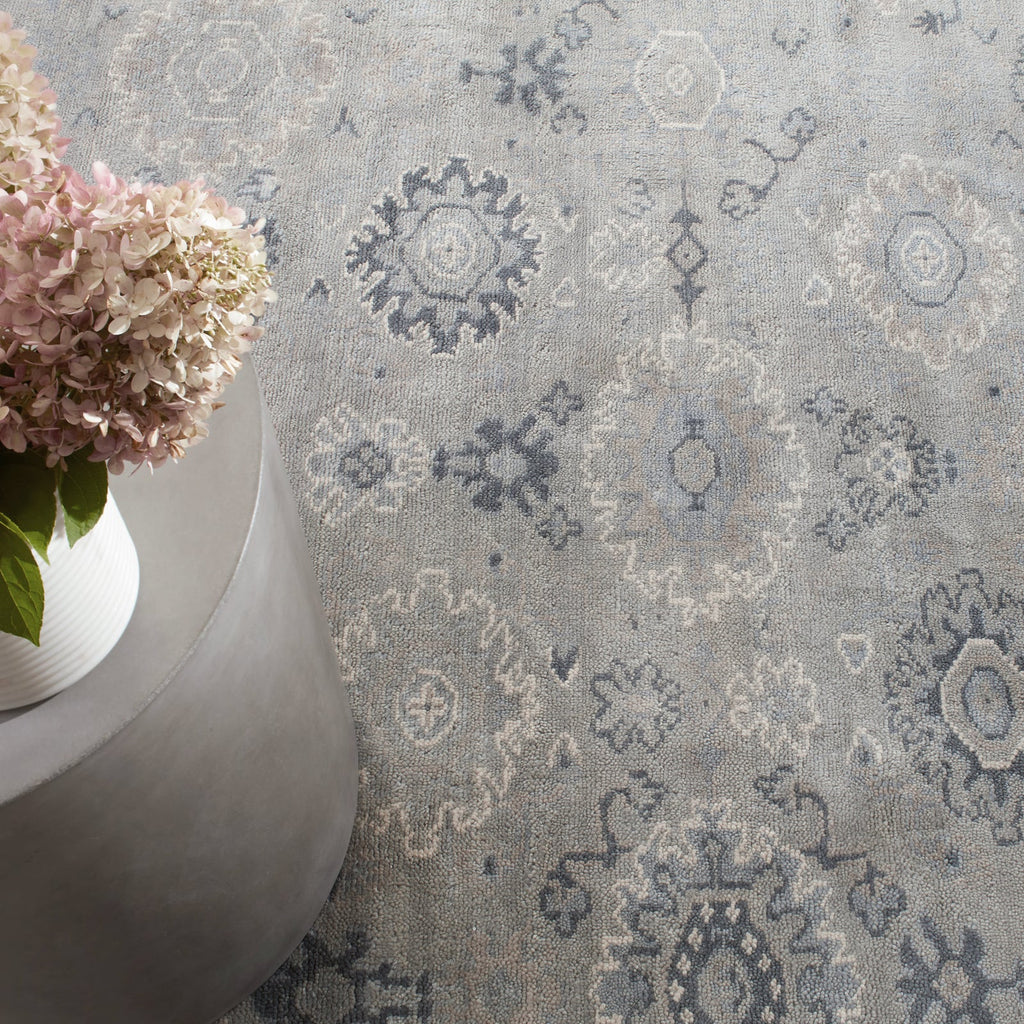 Dash & Albert - Lila Grey Hand Knotted Wool Rug