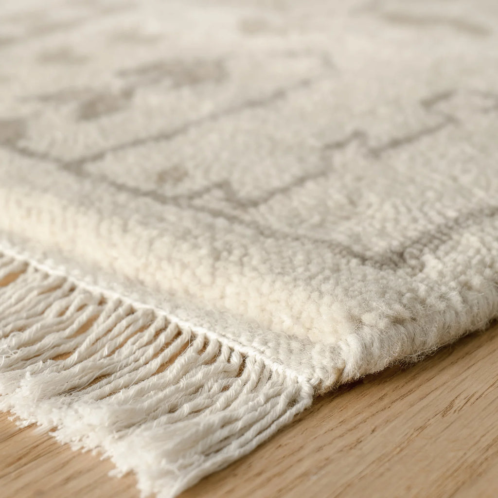 Dash & Albert - Dara Cream Hand Knotted Wool Rug
