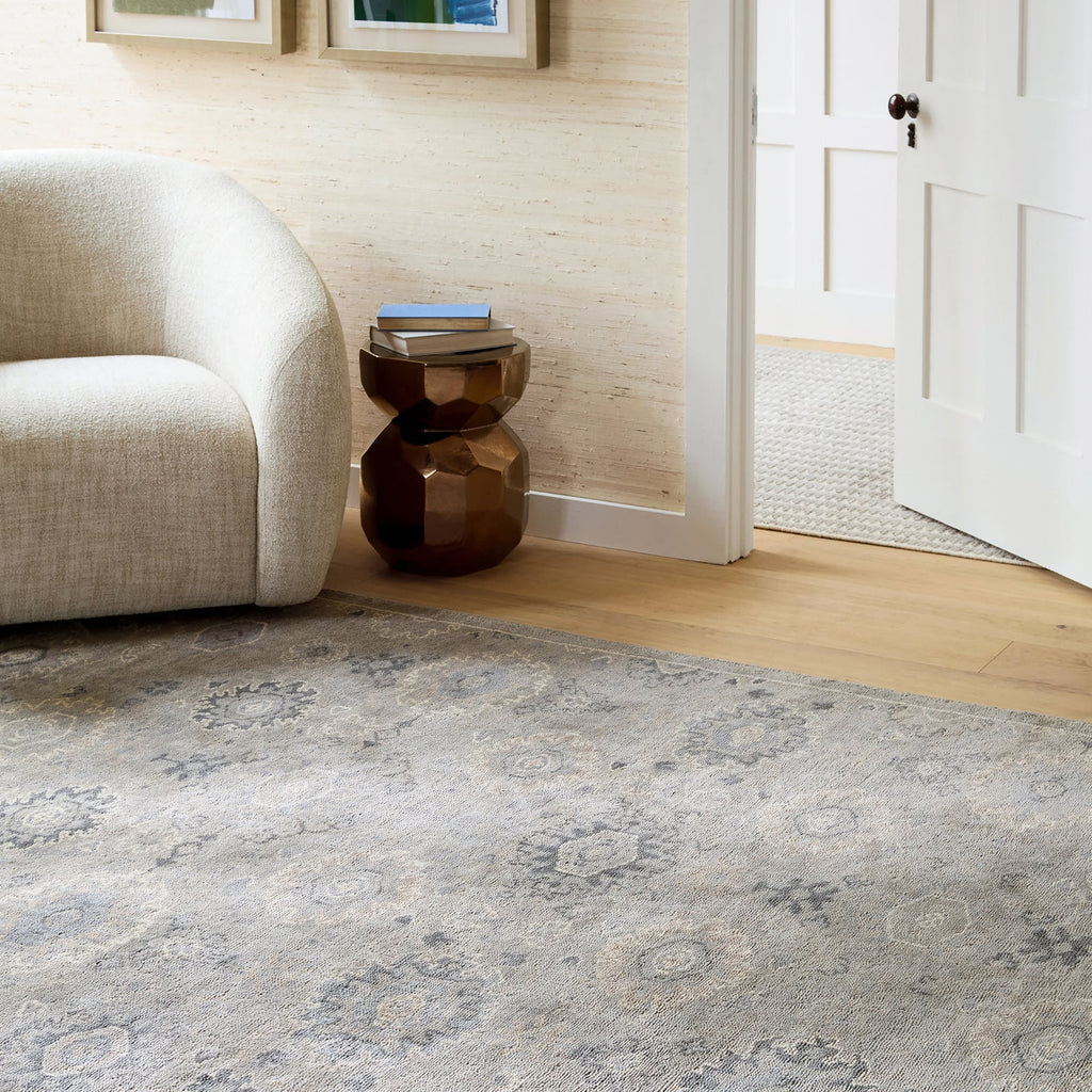 Dash & Albert - Lila Grey Hand Knotted Wool Rug