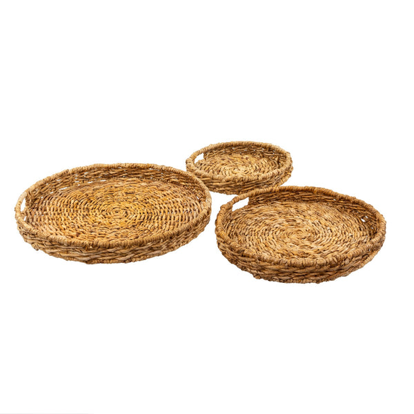 Woven Abaca Trays - Three Sizes Available