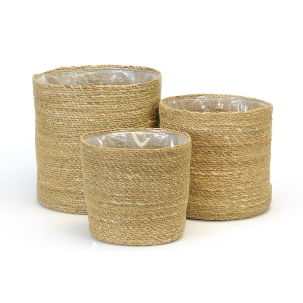 Seagrass Plant Baskets - Three Sizes Available