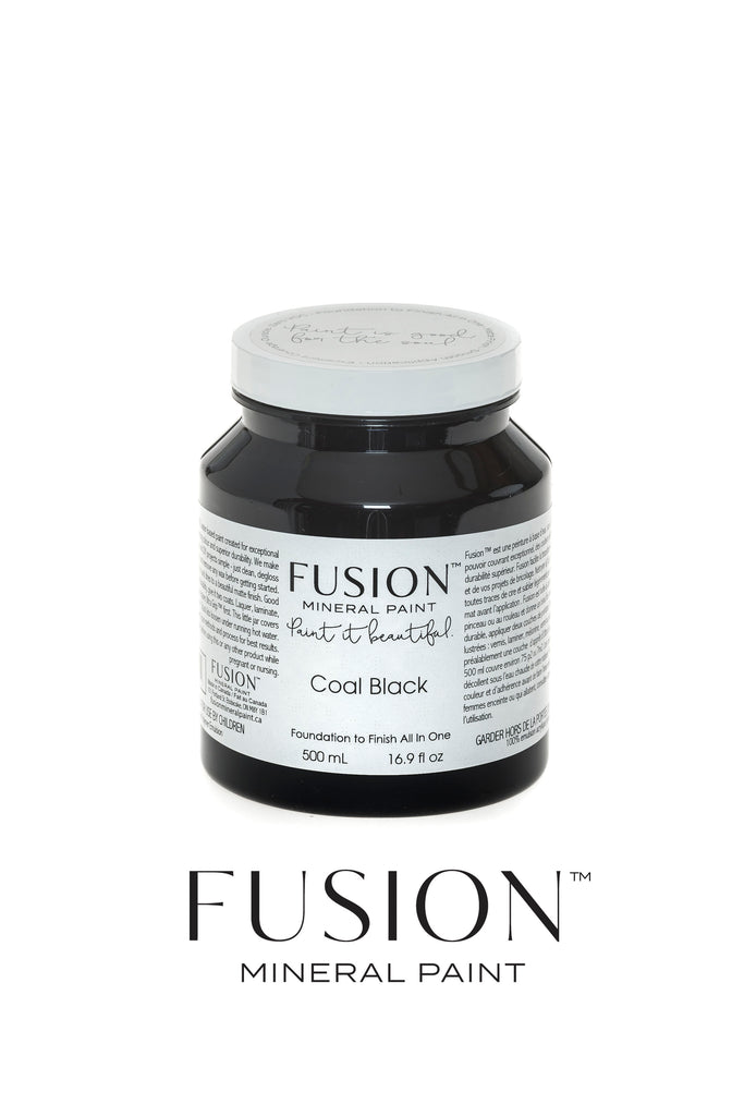 Fusion Paint: Coal Black (Two Sizes Available)