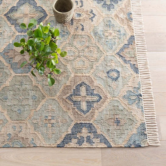 Dash & Albert - Pali Blue Woven Jute Rug