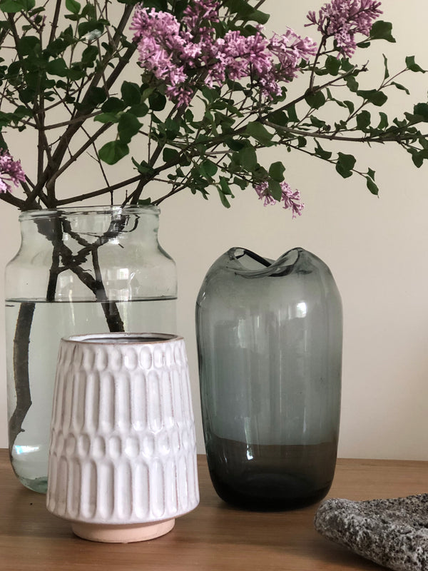 Ginevra Glass Vase - Clear