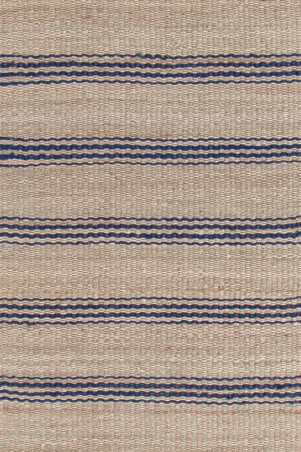 Dash & Albert - Jute Ticking Indigo Woven Rug