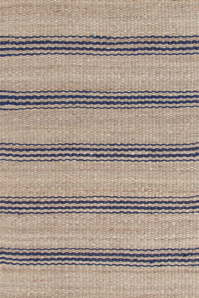 Dash & Albert - Jute Ticking Indigo Woven Rug