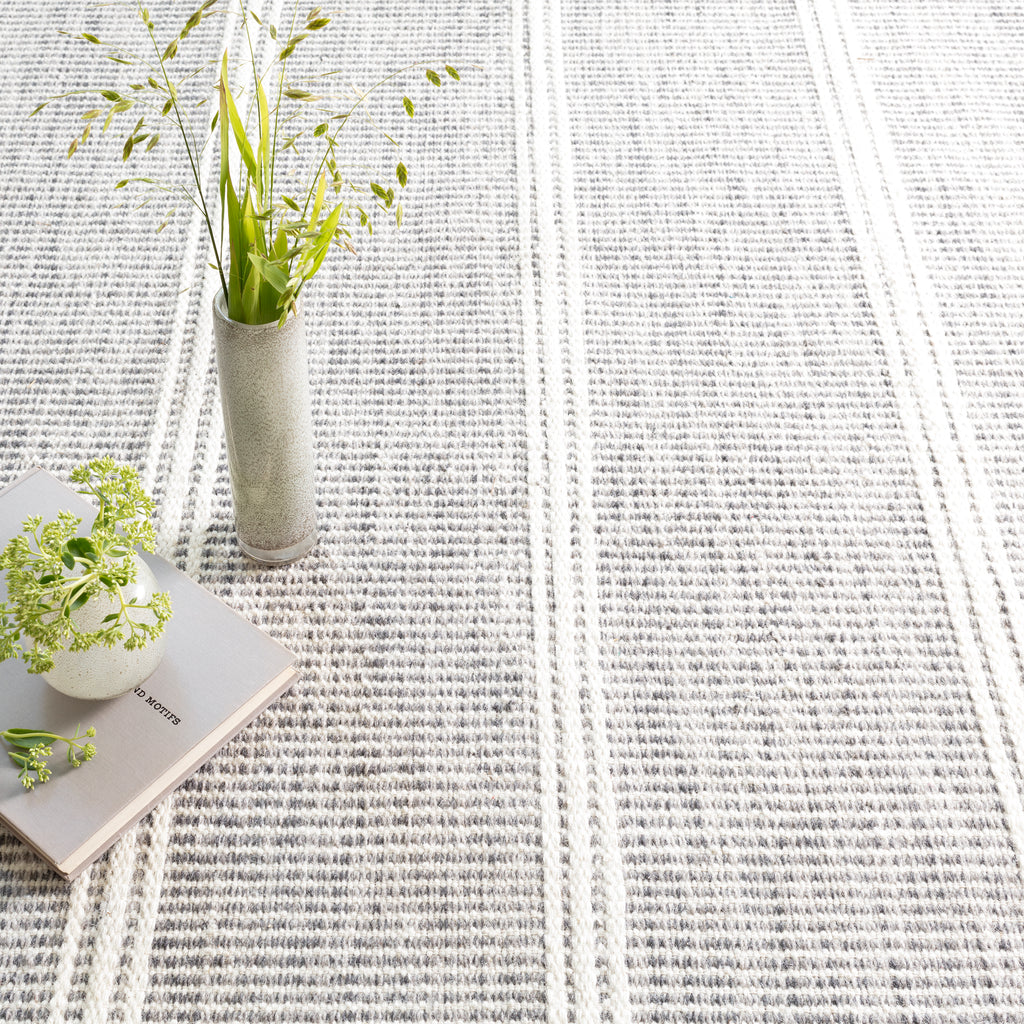Dash & Albert - Malta Grey Woven Wool Rug