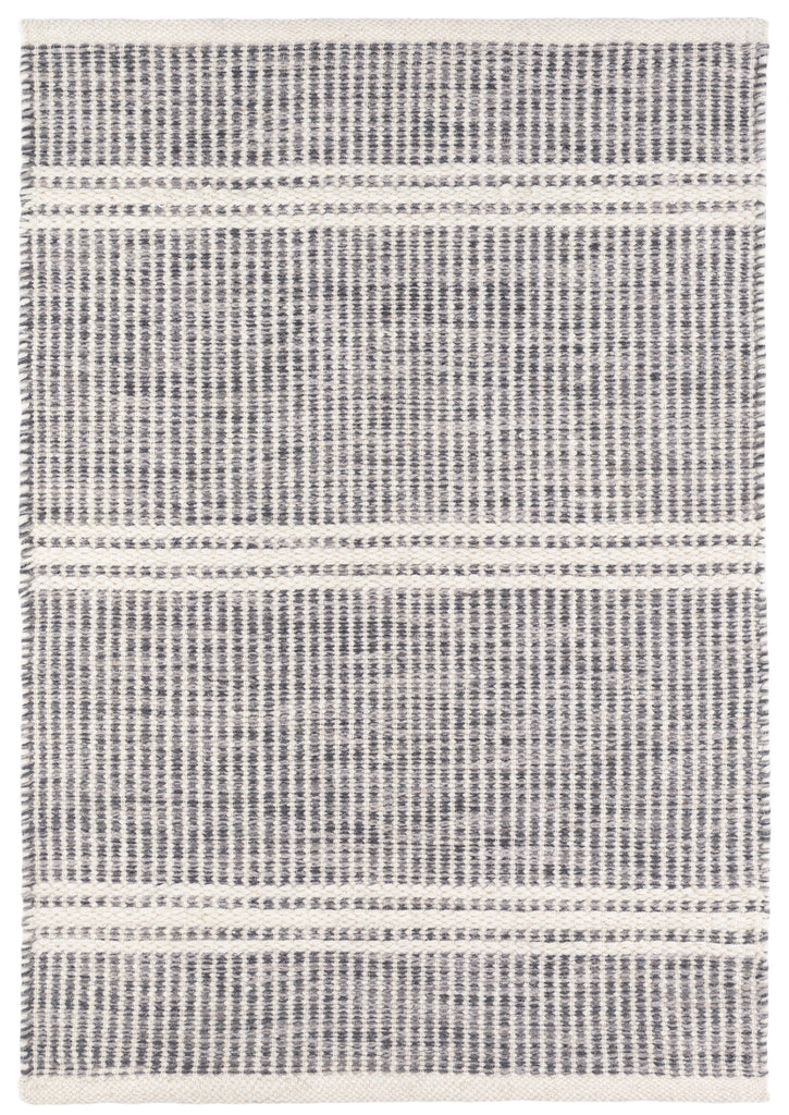 Dash & Albert - Malta Grey Woven Wool Rug