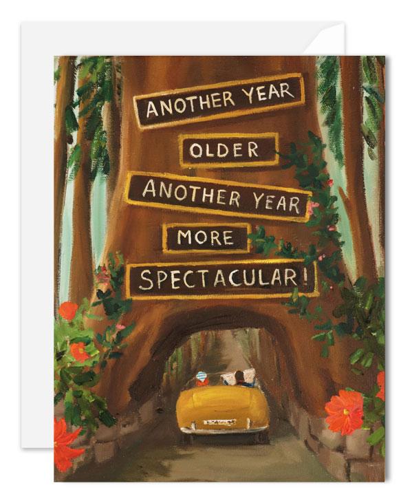 Redwood Birthday Card from Janet Hill Studio