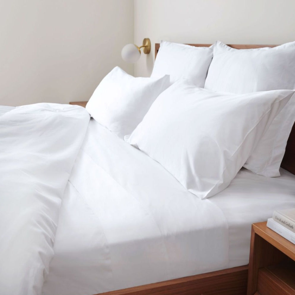 If Only Home Luxury Organic Duvet Cover - Snow