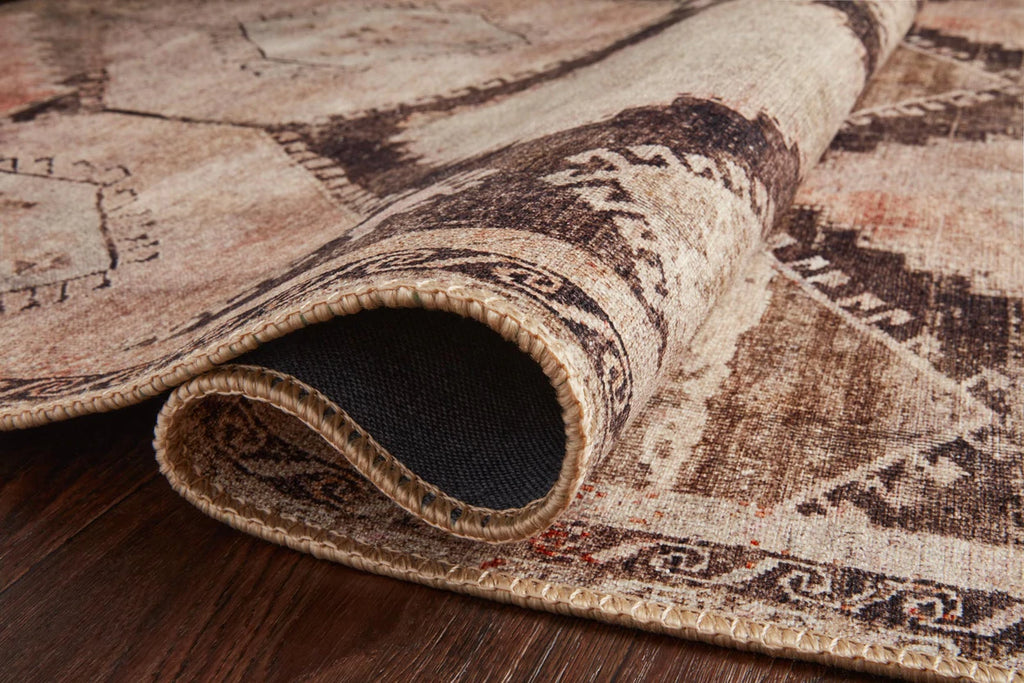Loloi Wynter Rug - Graphite / Blush