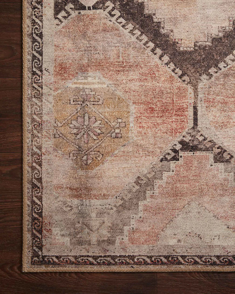 Loloi Wynter Rug - Graphite / Blush