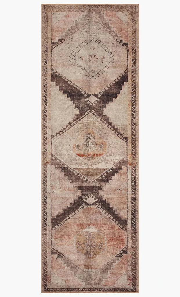 Loloi Wynter Rug - Graphite / Blush