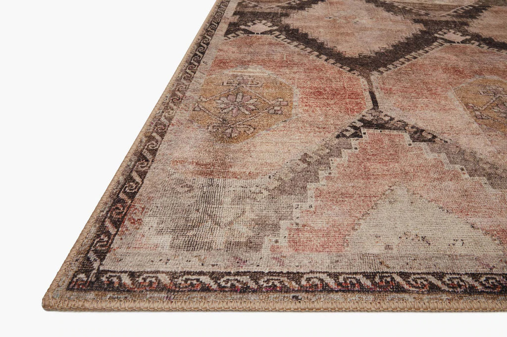 Loloi Wynter Rug - Graphite / Blush