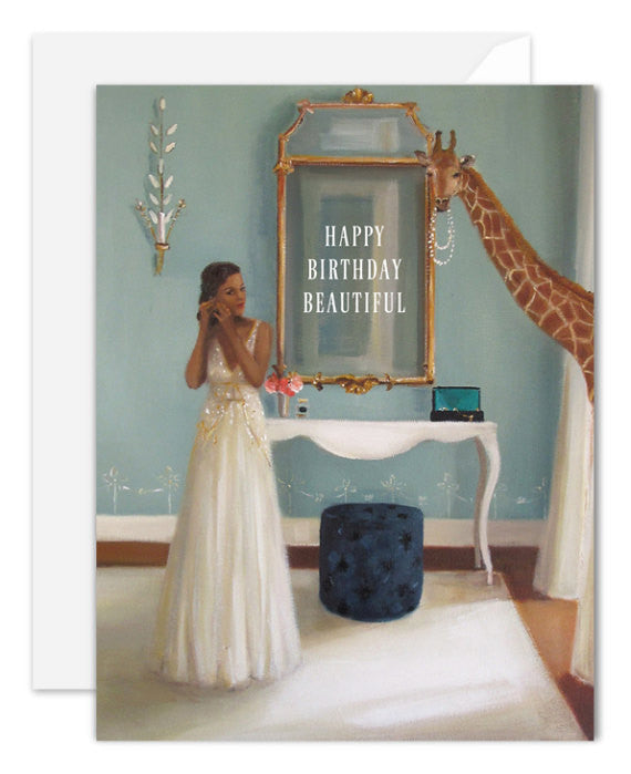Lady In Waiting Birthday Card from Janet Hill Studio