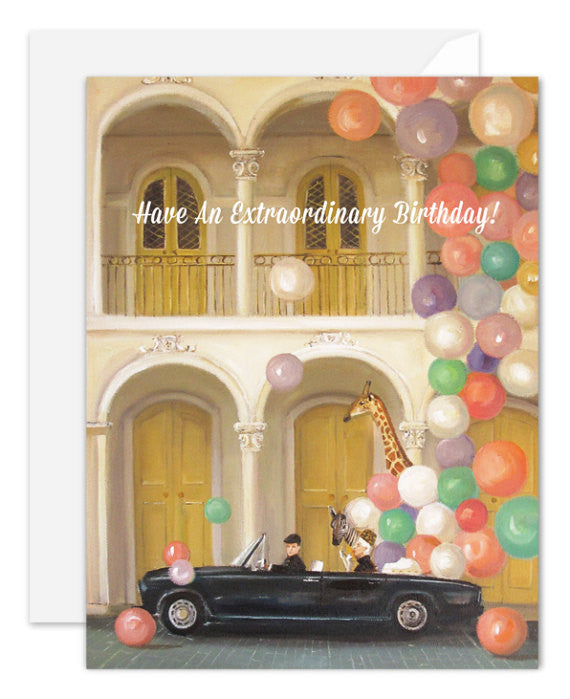 Old Town Birthday Card from Janet Hill Studio