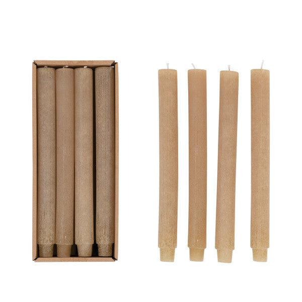 Fluted Taper Candles - 10" (Nine Colours Available)
