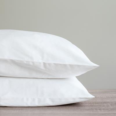 If Only Home Luxury Organic Cotton Pillowcases (Pair) - Snow