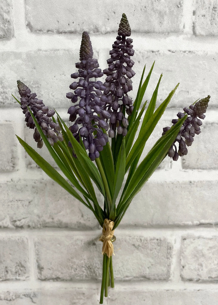 Lavender Muscari Stem Bundle - 10.5"H