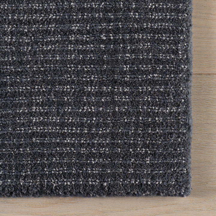 Dash & Albert - Crosby Solid Slate Blue Wool Rug