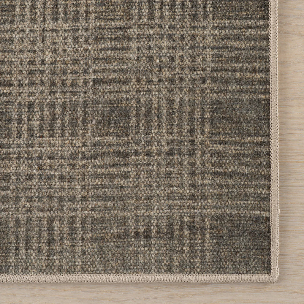 Dash & Albert - Bedford Soft Plaid Brown Machine Washable Rug