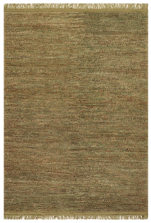 Dash & Albert - Varnu Textured Handmade Green Jute Rug