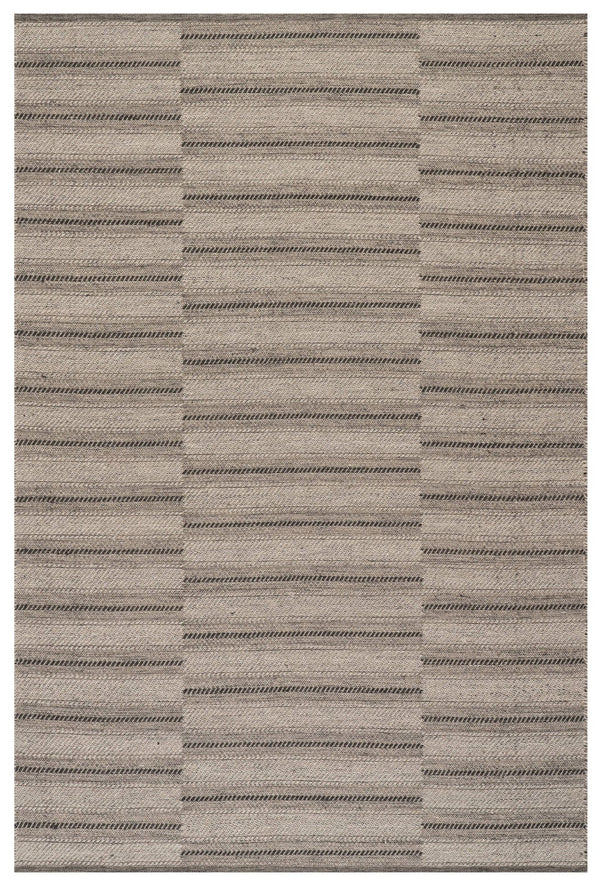 Dash & Albert - Mateo Striped Brown Wool Rug