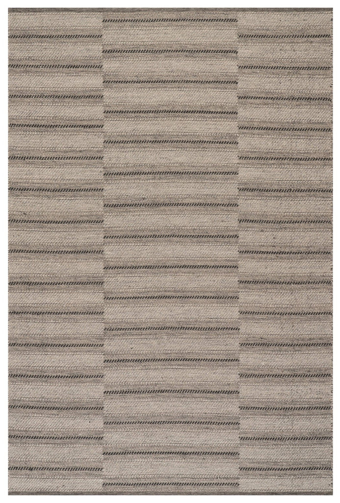 Dash & Albert - Mateo Striped Brown Wool Rug