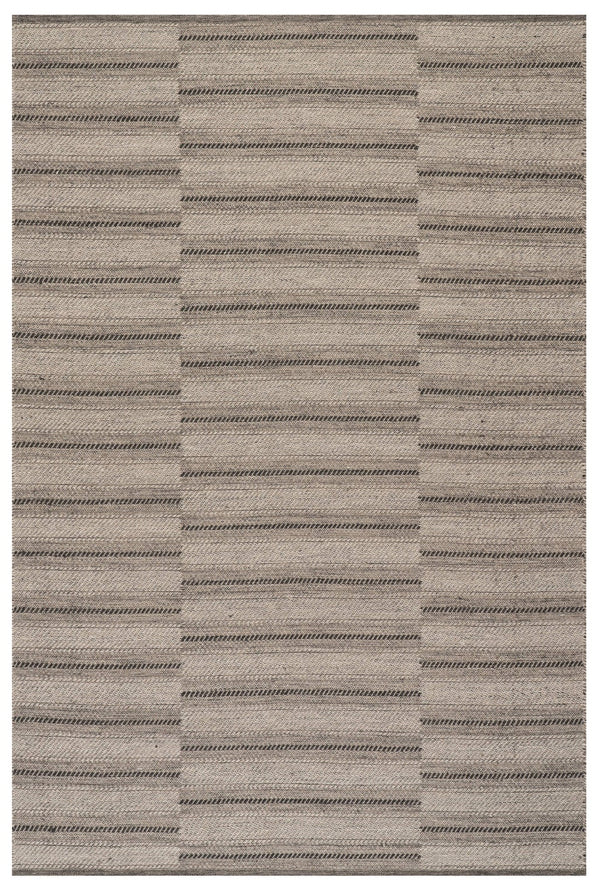 Dash & Albert - Downing Plaid Black Wool Rug