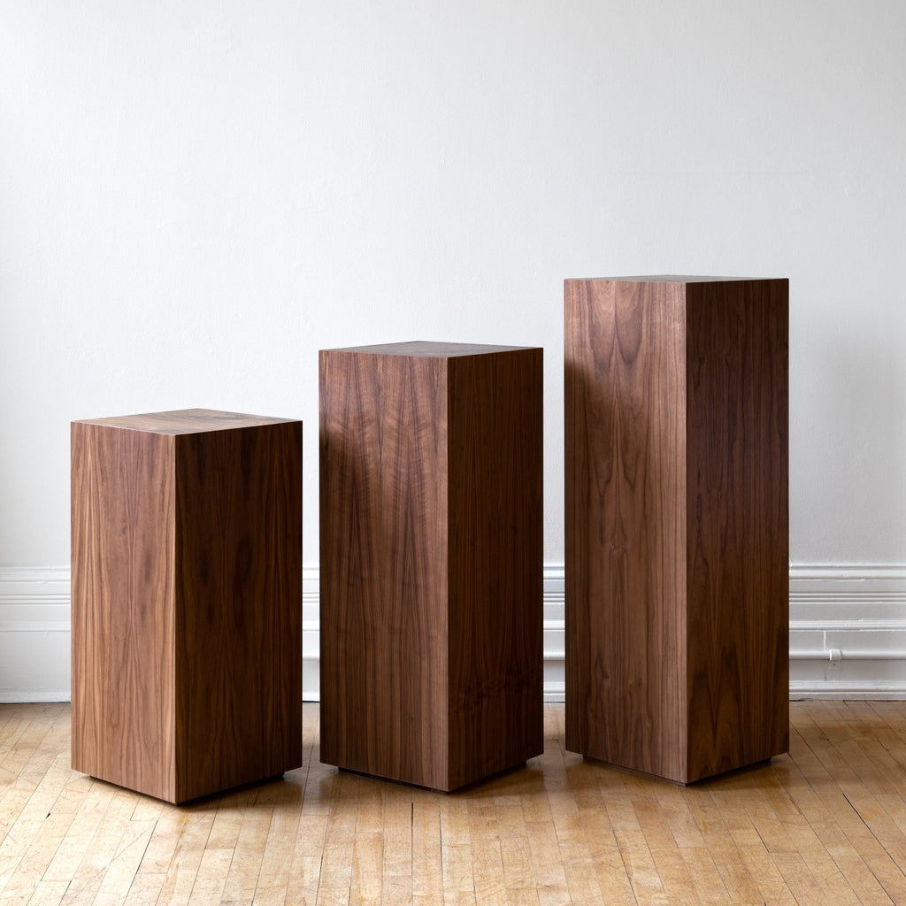 Walnut Pedestals - Three Sizes Available