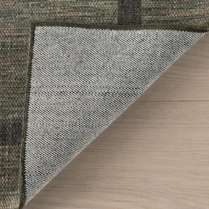 Dash & Albert - Hanover Modern Bordered Green Machine Washable Rug