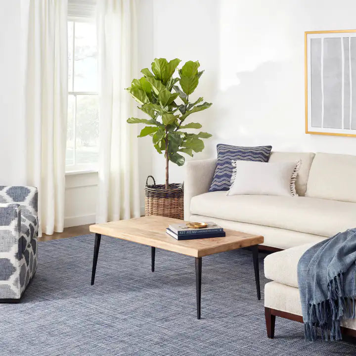 Dash & Albert - Fusion Blue Handwoven Indoor/Outdoor Rug