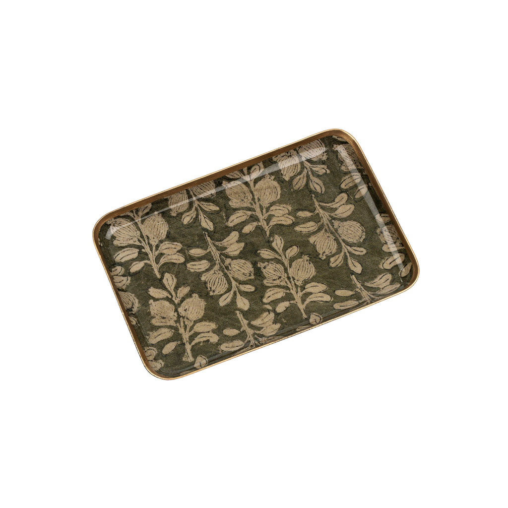 Botanical Enameled Tray - Two Sizes