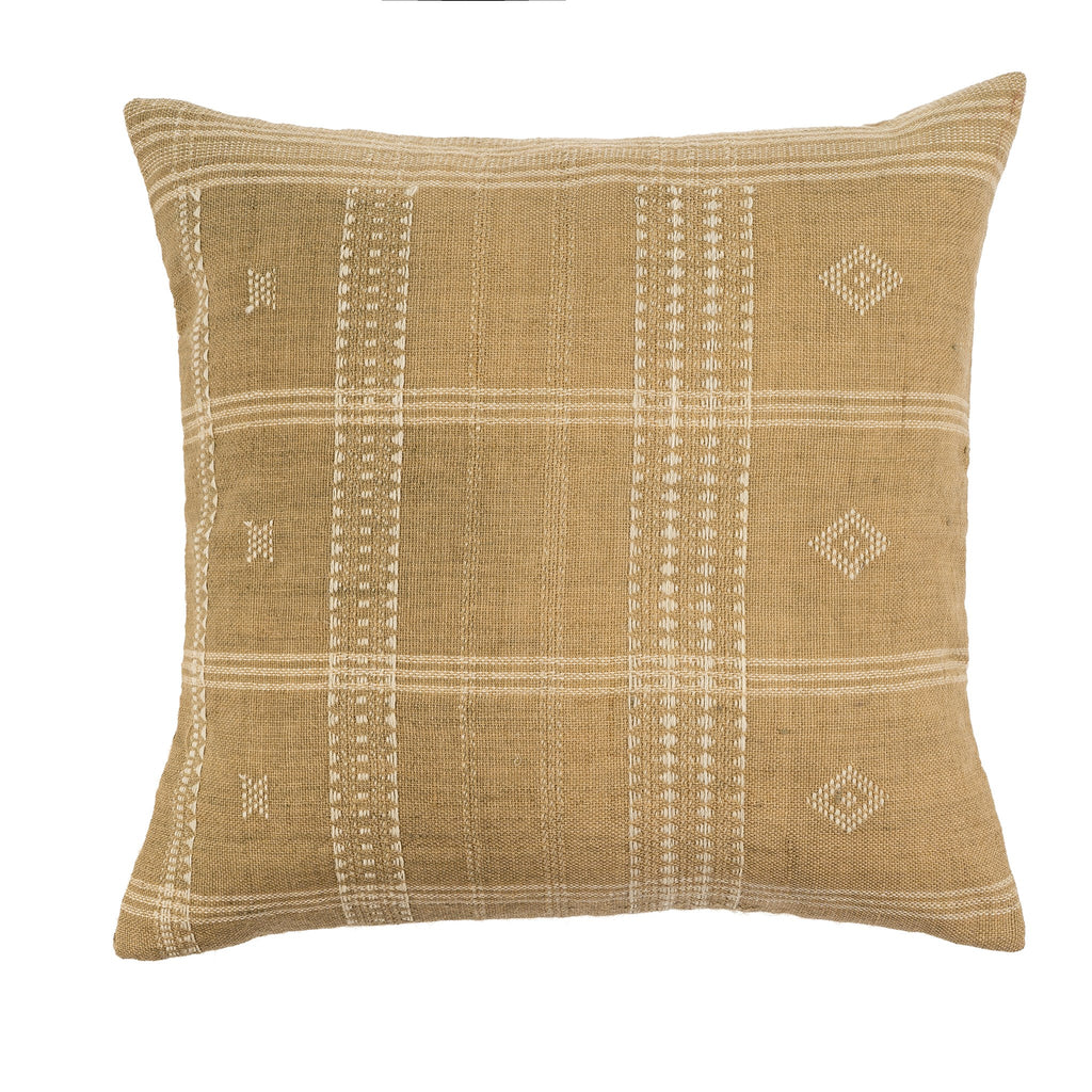 Handloom Wool Pillow - Natural Plaster (Two Sizes Available)